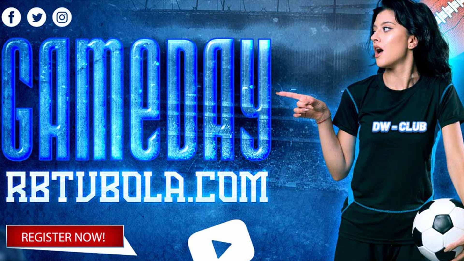 Live streaming bola gratis RBTV77 – hero banner